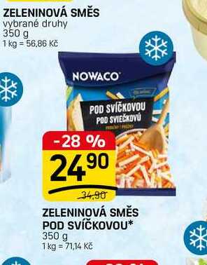 ZELENINOVÁ SMĚS POD SVÍČKOVOU* 350 g 