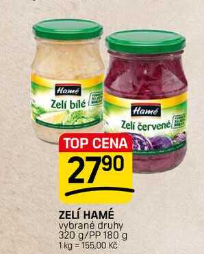 ZELÍ HAMÉ vybrané druhy 320 g/PP 180 g