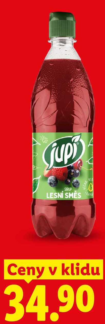 Jupi SIRUP LESNÍ SMĚS, KT Ceny v klidu