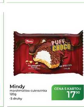 Mindy marshmallow cukrovinka 120g