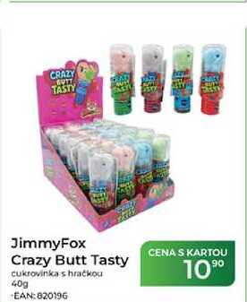 JimmyFox Crazy Butt Tasty cukrovinka s hračkou 40g