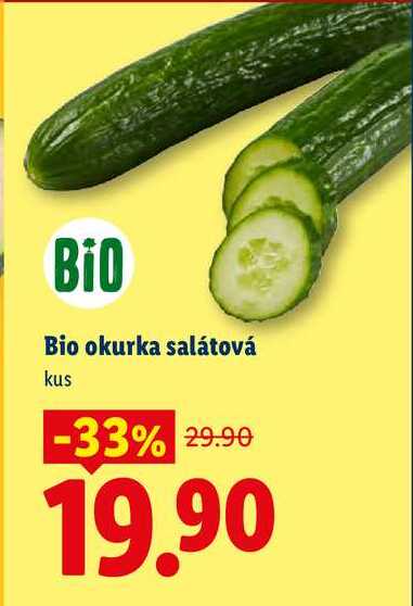 Bio okurka salátová, kus