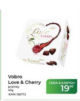 Vobro Love & Cherry pralinky 45g