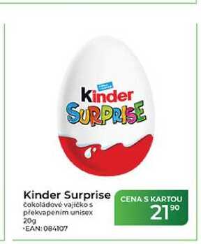 Kinder Surprise čokoládové vajíčko s překvapením unisex 20g