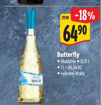 Butterfly 0,75 l