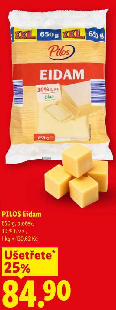 PILOS Eidam, 650 g