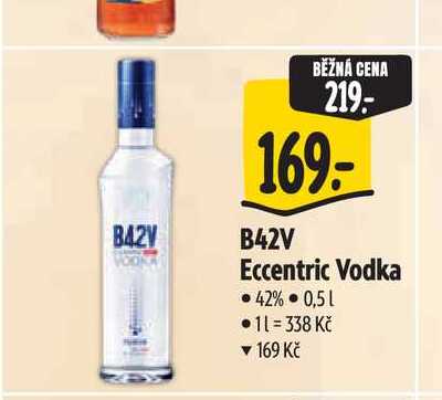 B42V Eccentric Vodka 42% 0,5 l