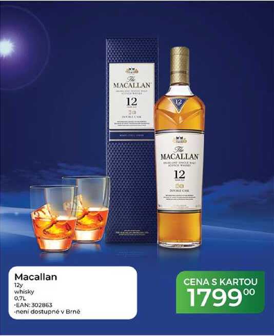 Macallan 12y whisky 0,7l