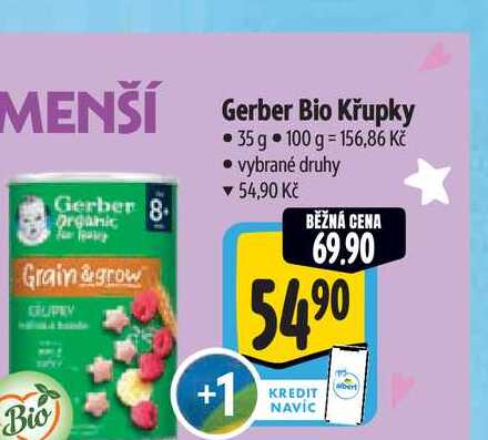 Gerber Bio Křupky 35 g