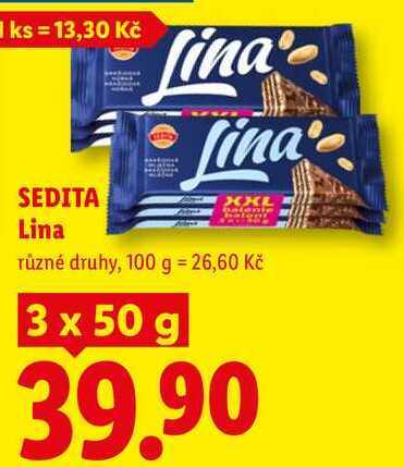 SEDITA Lina, různé druhy, 100 g