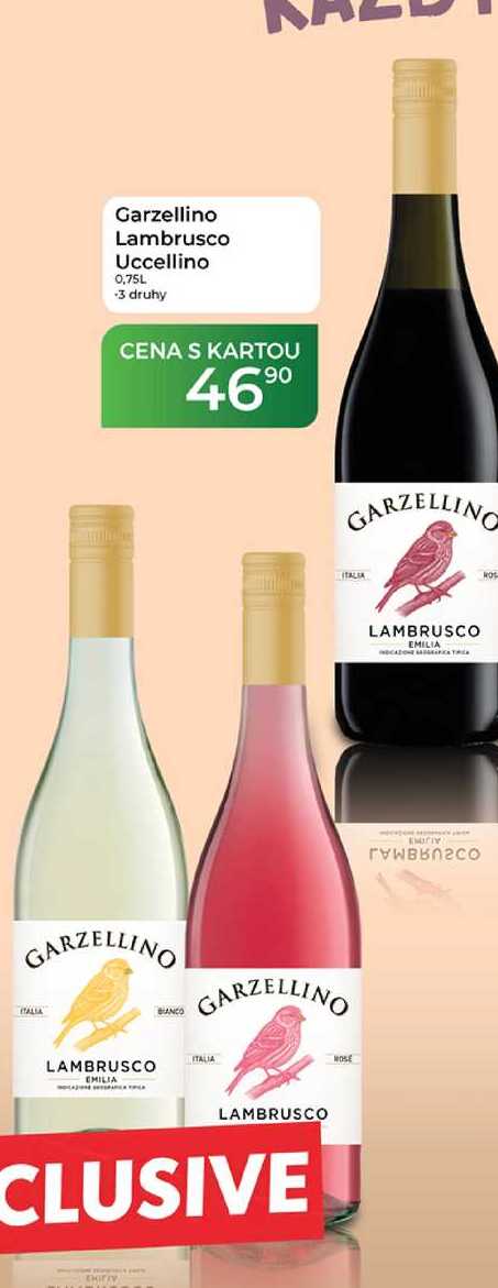 Garzellino Lambrusco Uccellino 0,75L