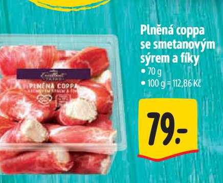 Plněná coppa se smetanovým sýrem a fíky 70 g
