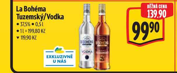 La Bohéma Tuzemský/Vodka 0,5 l