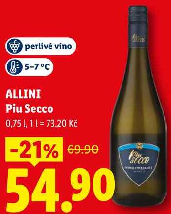 ALLINI Piu Secco, 0,751