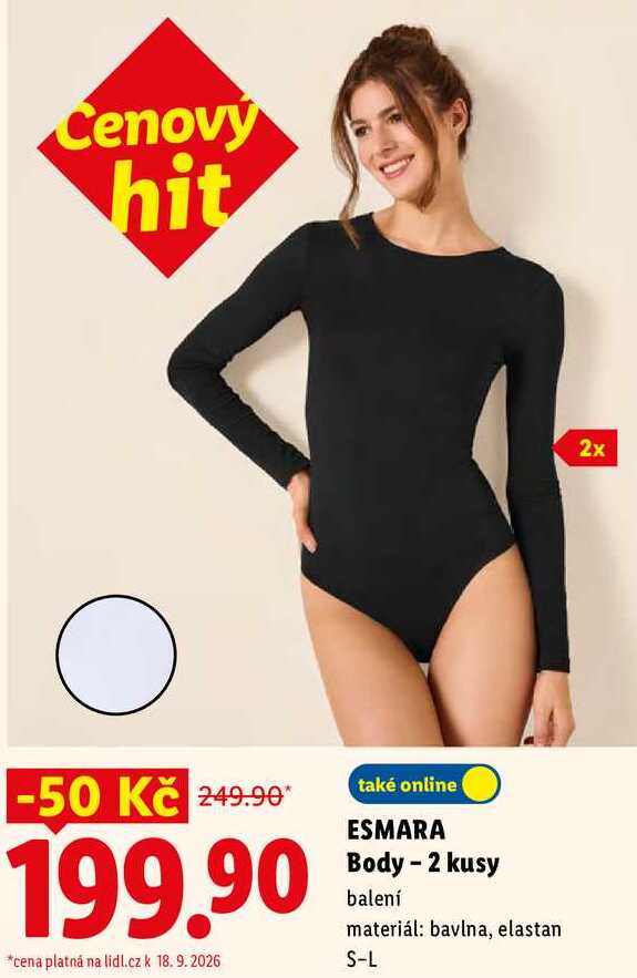 ESMARA Body - 2 kusy