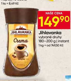 Jihlavanka vybrané druhy 180-200 g