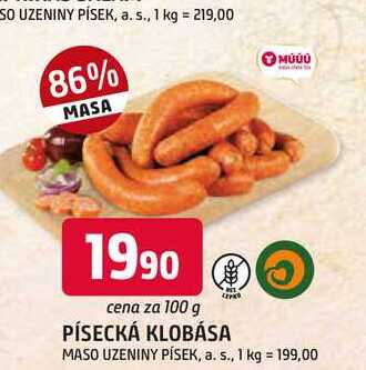 PÍSECKÁ KLOBÁSA 100g