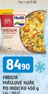 FROSTA MÁSLOVÉ KUŘE PO INDICKU 450 g 