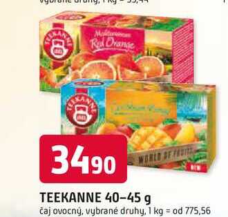 TEEKANNE 40-45 g čaj ovocný
