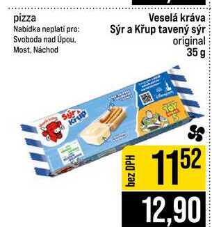 Veselá kráva Sýr a Křup tavený sýr original 35 g 