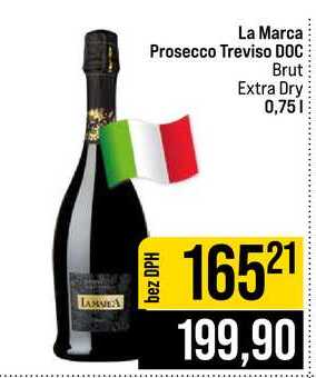 La Marca Prosecco Treviso DOC Brut Extra Dry 0,75l