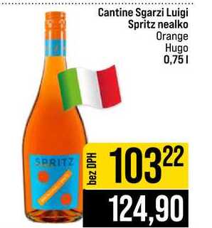 Cantine Sgarzi Luigi Spritz nealko Orange Hugo 0,75l