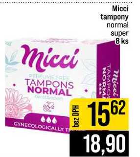 Micci tampony normal super 8 ks