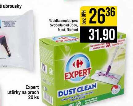 Expert utěrky na prach 20 ks