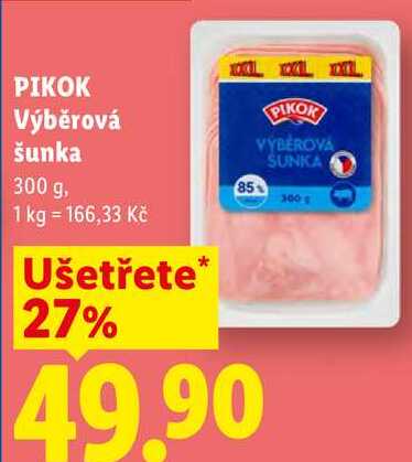 PIKOK VÝBEROVÁ SUNKA, 300 g