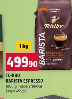 TCHIBO BARISTA ESPRESSO 1000 g káva zrnková