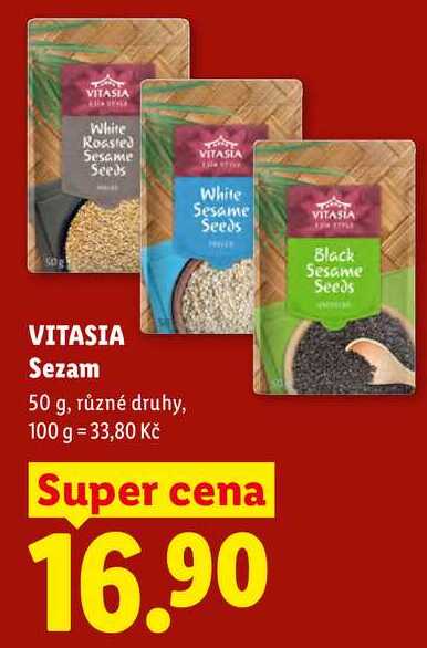 VITASIA Sezam, 50 g, různé druhy