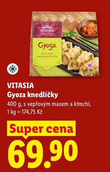 VITASIA Gyoza knedlíčky, 400 g