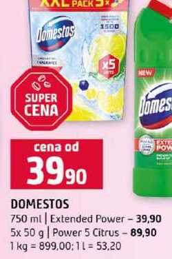 Domes 750 ml Extended Power 5x 50 g Power 5 Citrus