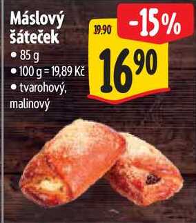Máslový šáteček, 85 g 