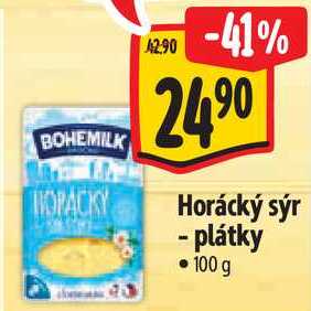 Horácký sýr - plátky, 100 g