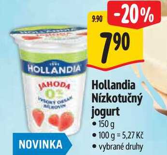 Hollandia Nízkotučný jogurt, 150 g