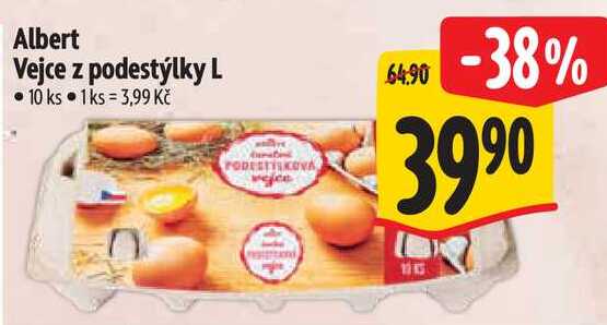 Albert Vejce z podestýlky L, 10 ks 