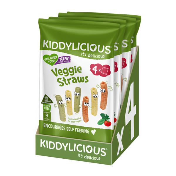 Kiddylicious Tyčinky zeleninové multipack 4x12g