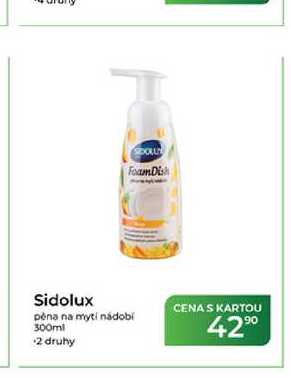 Sidolux pěna na mytí nádobí 300ml