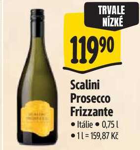 Scalini Prosecco Frizzante, 0,75 l
