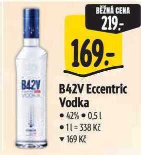 B42V Eccentric Vodka, 0,5 l