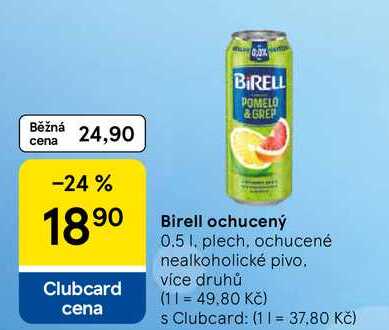 Birell ochucený, 0.5 l