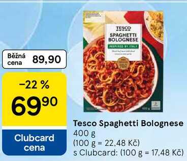 Tesco Spaghetti Bolognese, 400 g