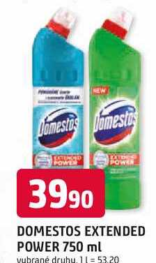 DOMESTOS EXTENDED POWER 750 ml