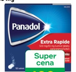 Panadol Extra Rapide 500 mg/65 mg 12 šumivých tablet