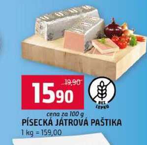 PÍSECKÁ JÁTROVÁ PAŠTIKA 100g