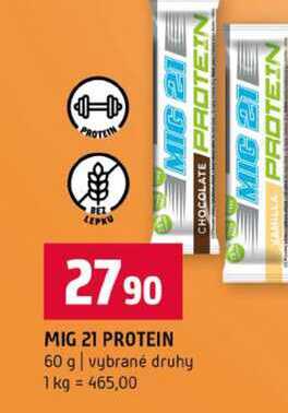 MIG 21 PROTEIN 60 g vybrané druhy