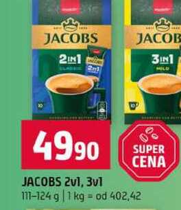 JACOBS 2v1, 3v1 111-124 g