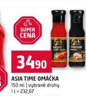 ASIA TIME OMÁČKA 150 ml vybrané druhy