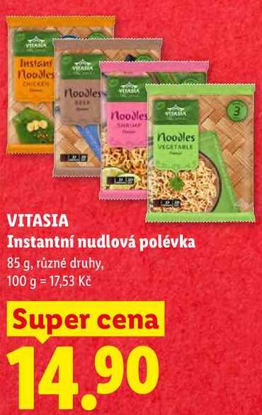 VITASIA Instantní nudlová polévka, 85 g 
